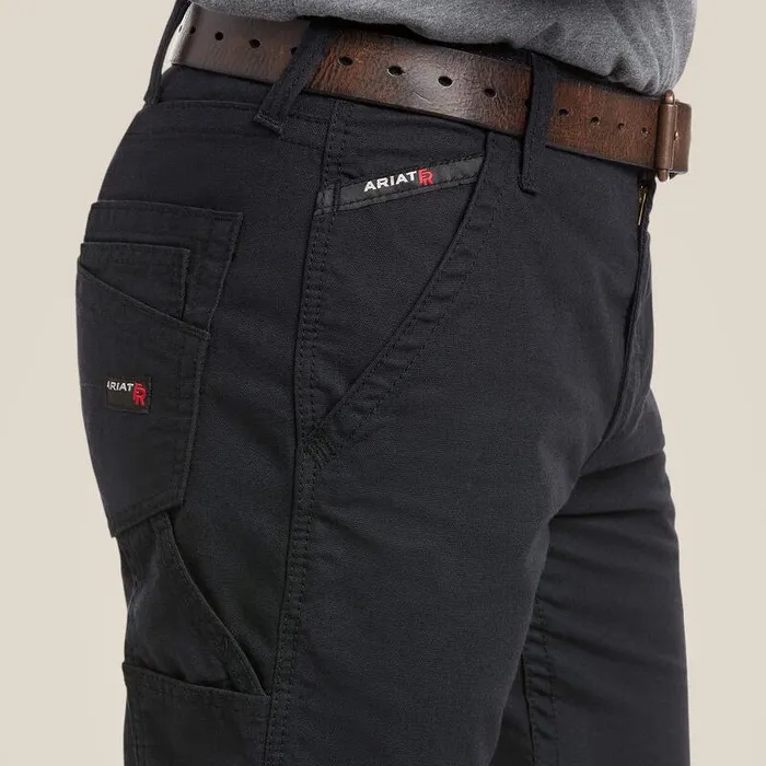 Men Workwear Ariat FR M4 Relaxed Workhorse Boot Cut Pant Black Men Workwear Ariat FR M4 Relaxed Workhorse Boot Cut Pant Black