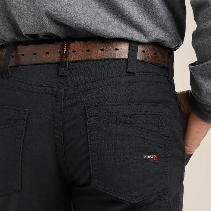 Men Workwear Ariat FR M4 Relaxed Workhorse Boot Cut Pant Black Men Workwear Ariat FR M4 Relaxed Workhorse Boot Cut Pant Black