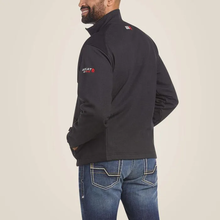 Men Workwear Ariat FR Polartec Platform Jacket Black Men Workwear Ariat FR Polartec Platform Jacket Black