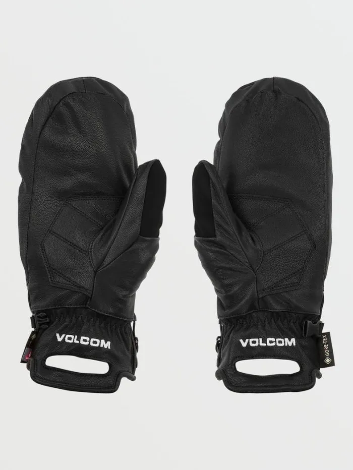 Mens Gloves and Mitts Volcom Service GoreTex Mitts 8211 Black