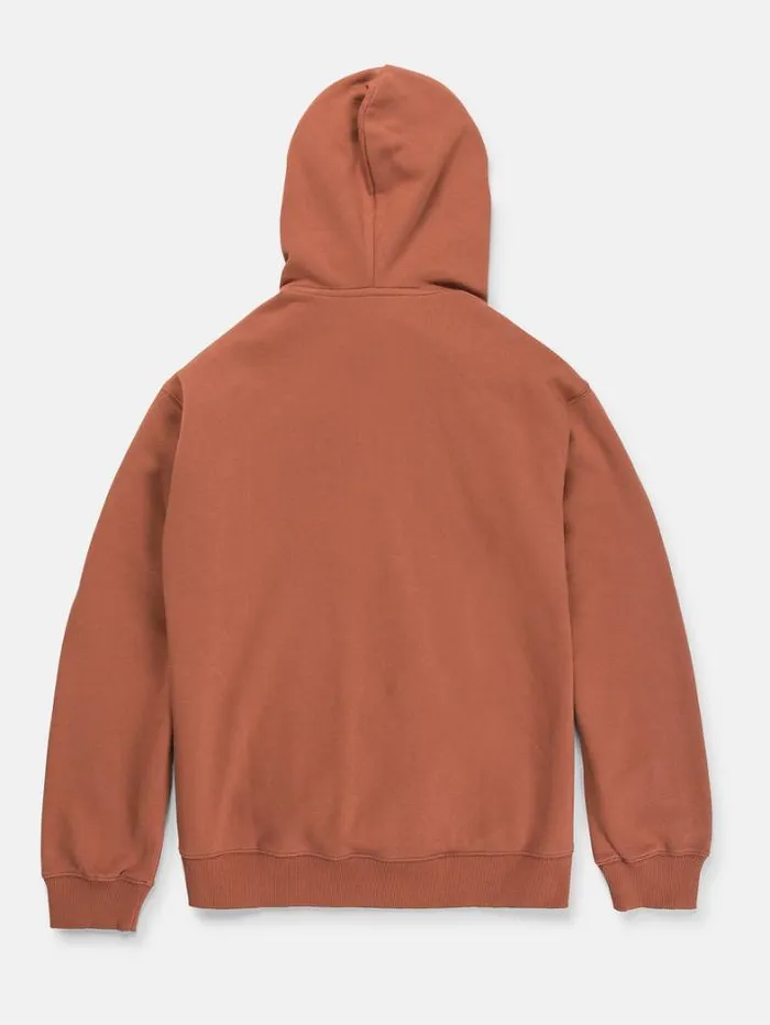 Mens Hoodies and Sweatshirts Volcom Watanite Hoodie 8211 Rust
