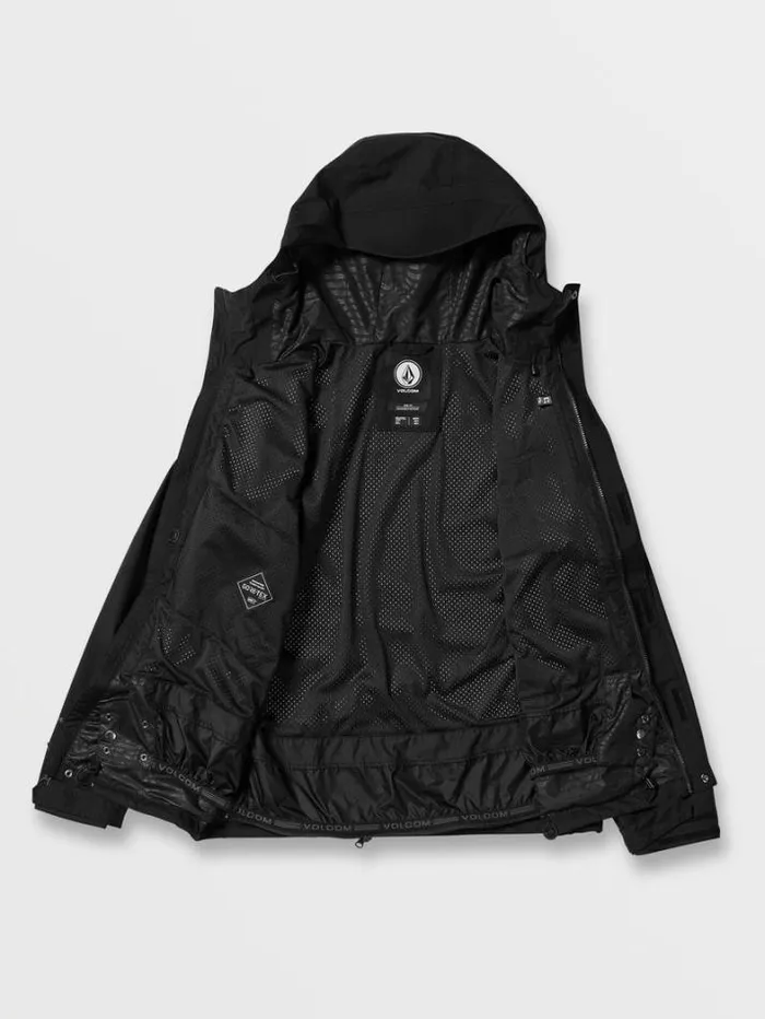Mens Jackets Volcom Dua Insulated Gore Jacket 8211 Black