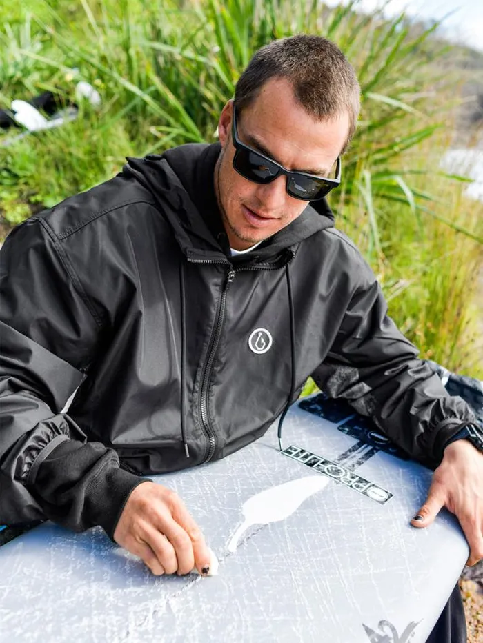 Mens Jackets Volcom Surf Vitals Balaram Stack Jacket 8211 Black