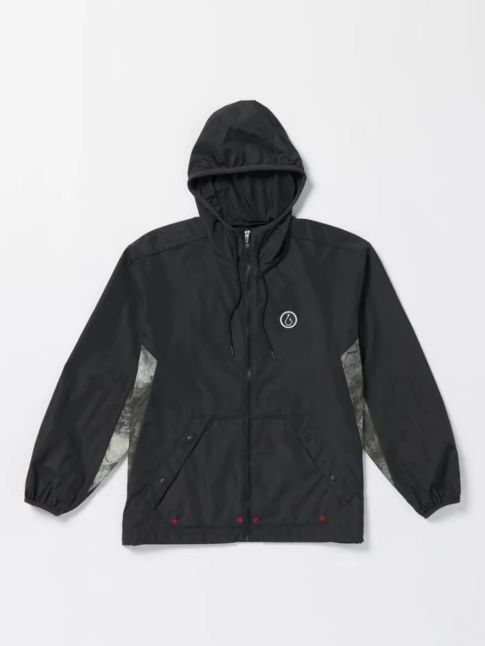 Mens Jackets Volcom Surf Vitals Balaram Stack Jacket 8211 Black