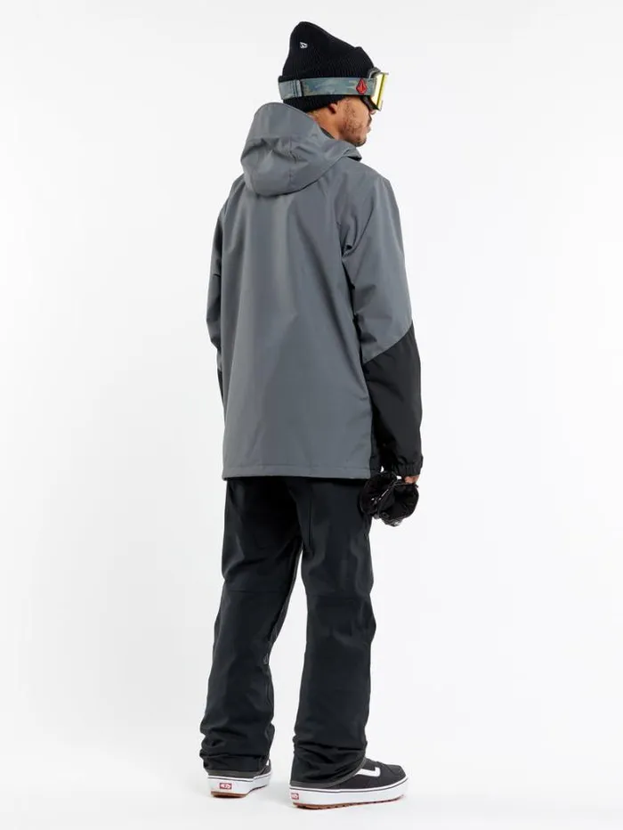 Mens Jackets Volcom Vcolp Jacket 8211 Dark Grey