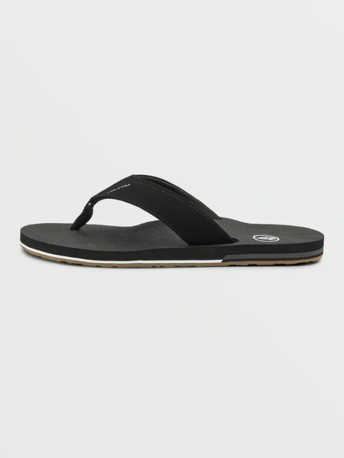Mens Sandals Volcom Victor Sandals 8211 Black