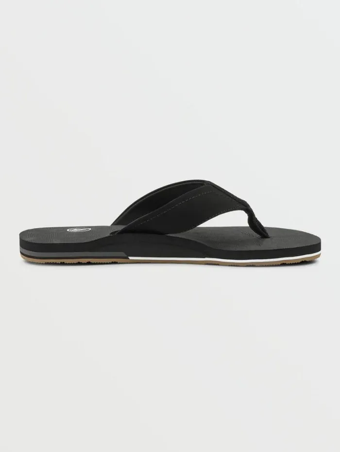 Mens Sandals Volcom Victor Sandals 8211 Black