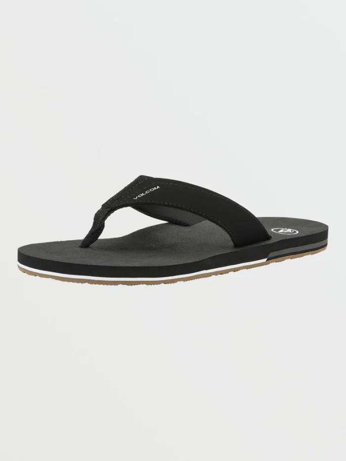 Mens Sandals Volcom Victor Sandals 8211 Black