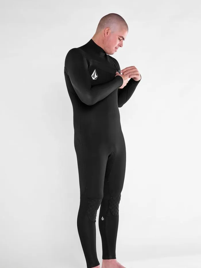 Mens Wetsuits Volcom Modulator 43mm Chest Zip Fullsuit 8211 Black