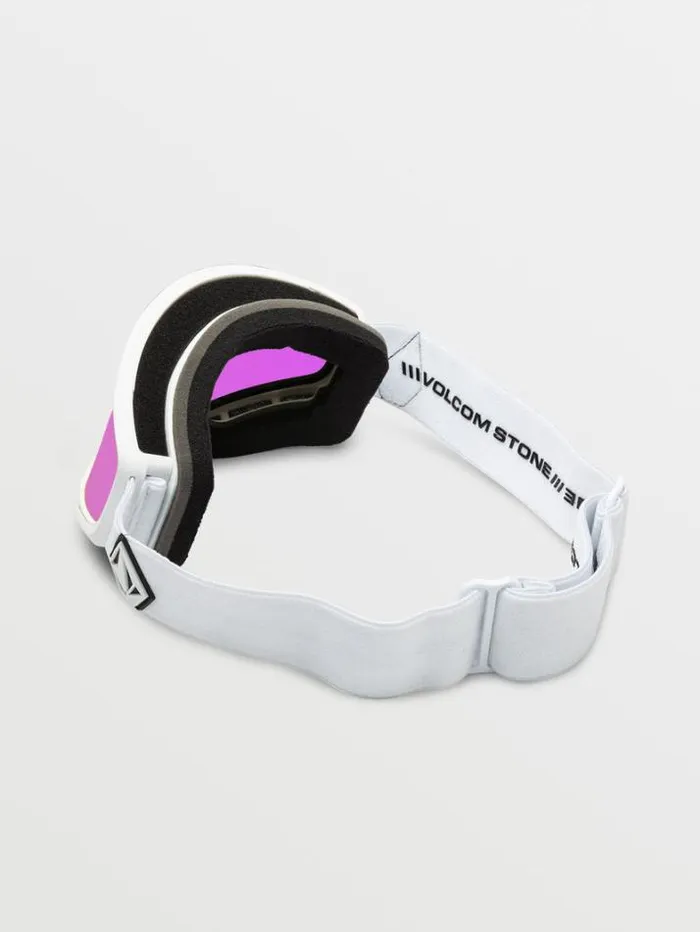 MensWomensKids Accessories Volcom Attunga Goggle 8211 Matte White Pink Chrome
