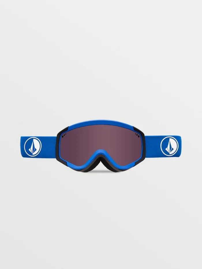 MensWomensKids Goggles Volcom Attunga Youth Goggle 8211 BlackBlue Light BronzeBL