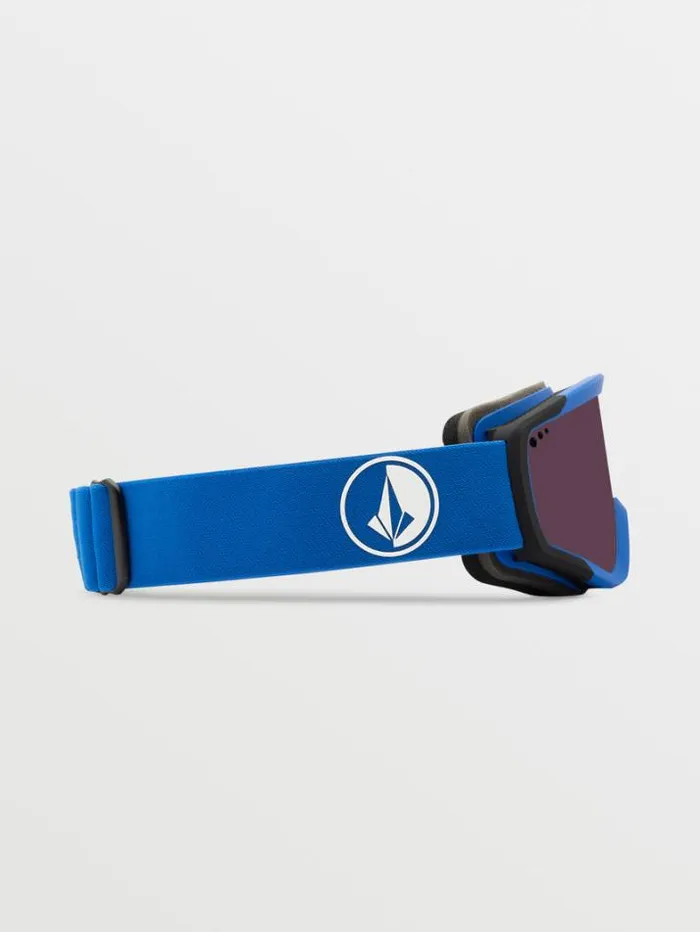MensWomensKids Goggles Volcom Attunga Youth Goggle 8211 BlackBlue Light BronzeBL