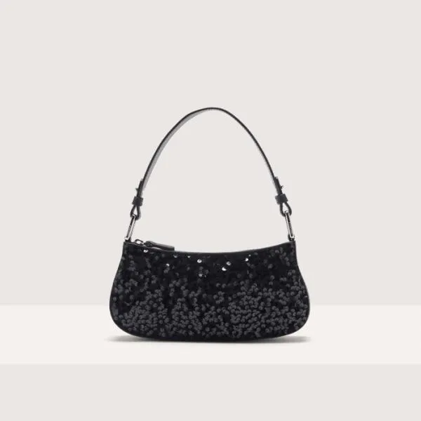 Merveille Paillettes Noir Women Coccinelle Mini Bags
