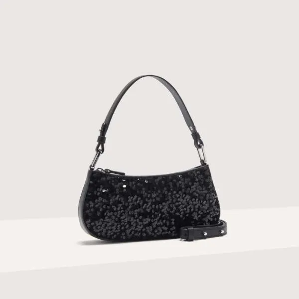 Merveille Paillettes Noir Women Coccinelle Mini Bags