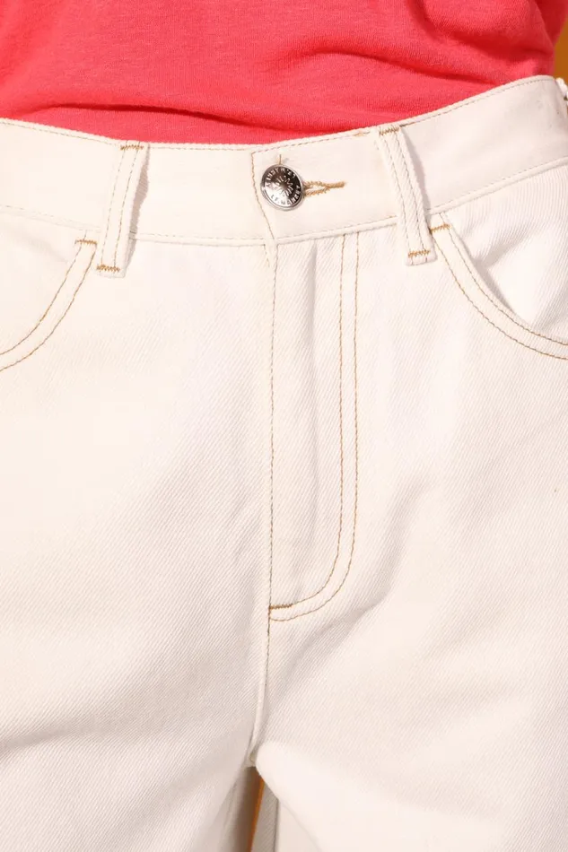 Miguel Jean Ecru Womens LF Markey Trousers