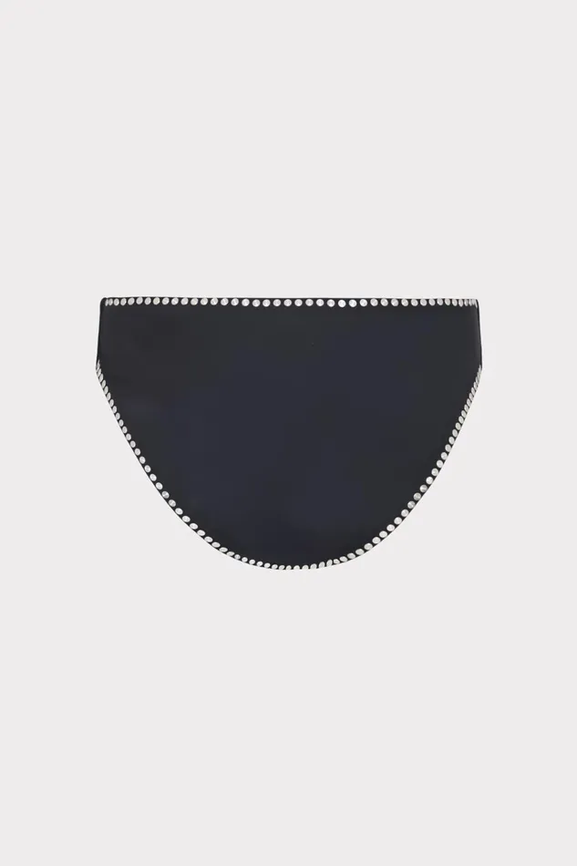 Milly Heat Set Embellishment Bikini Bottom Black Women Bikinis Milly Heat Set Embellishment Bikini Bottom Black Women Bikinis