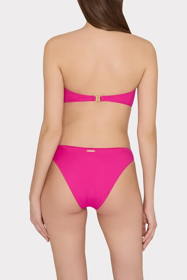Milly Margot Bandeau Top Hot Pink Women Bikinis Milly Margot Bandeau Top Hot Pink Women Bikinis
