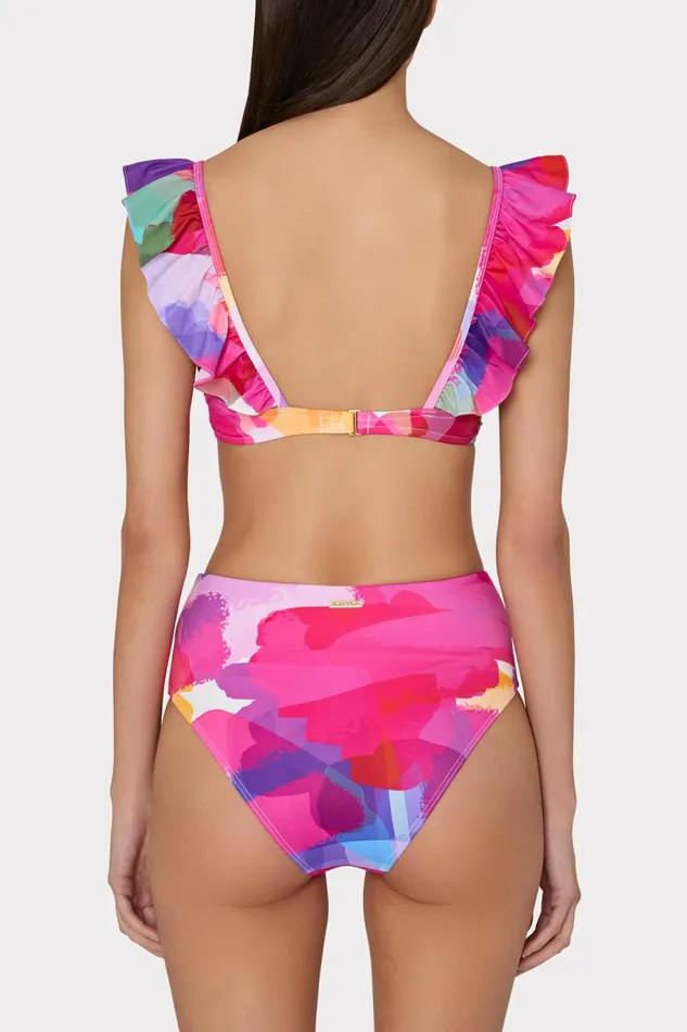 Milly Rainbow Waterfall Tie Bikini Bottom Multi Women Swim and Coverups Milly Rainbow Waterfall Tie Bikini Bottom Multi Women Swim and Coverups