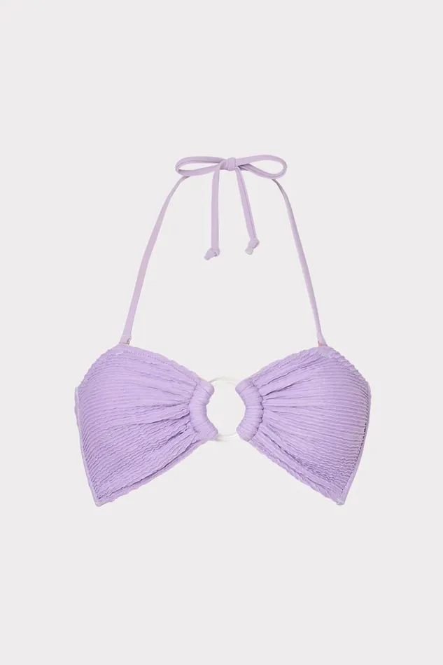 Milly Venus Bandeau Top Orchid Women Swim and Coverups
