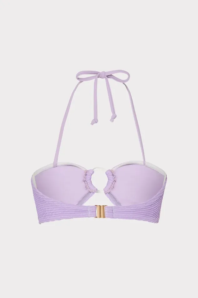 Milly Venus Bandeau Top Orchid Women Swim and Coverups