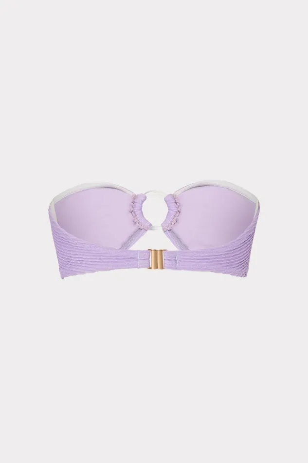Milly Venus Bandeau Top Orchid Women Swim and Coverups