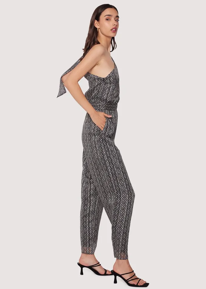 Mira Jumpsuit Blackivorymulti Women Lost Wander Romper And Jumpsuits