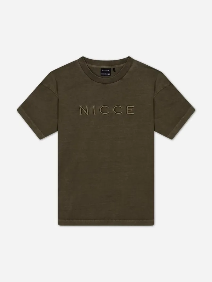 NICCE TShirts Mens NICCE Mercury Oversized TShirt Juniper Green