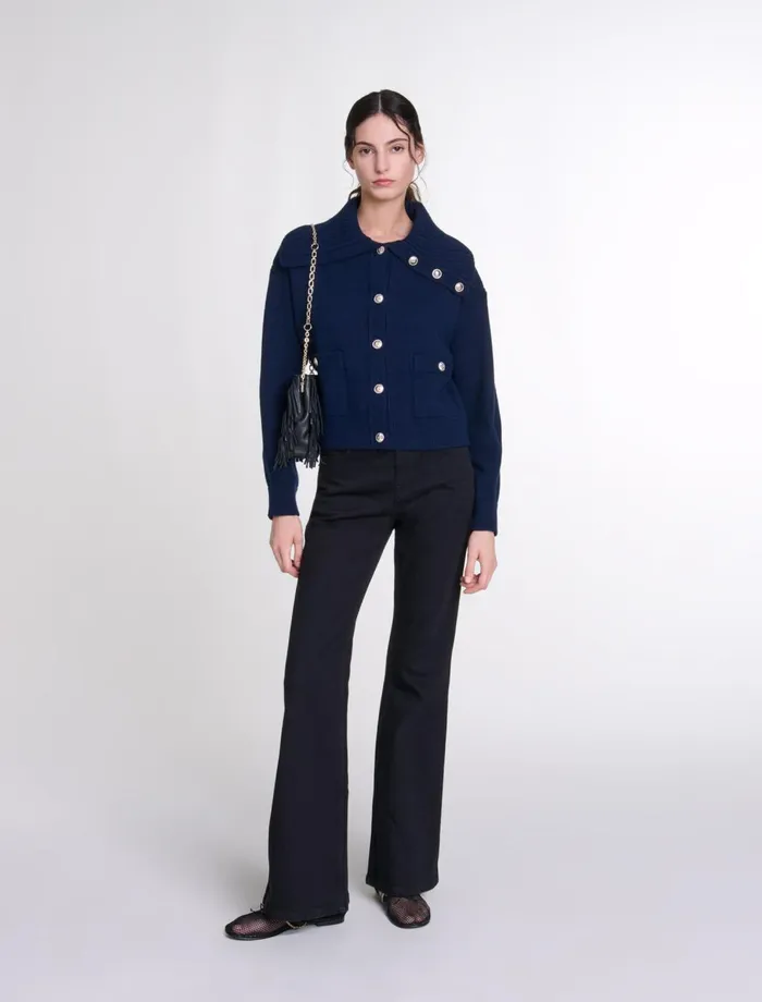 Pants and Jeans Women Maje Flared Jeans Black