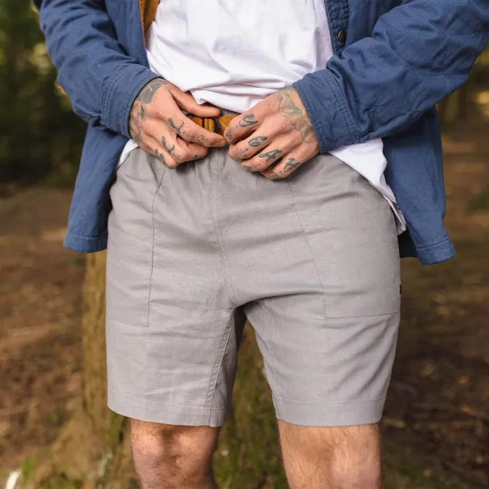 Passenger Clothing Adventure Organic All Purpose Short Frost Gray Men Shorts