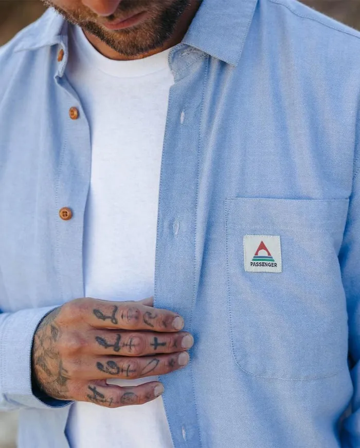Passenger Clothing Arica Organic Shirt Chambray Men Shirts