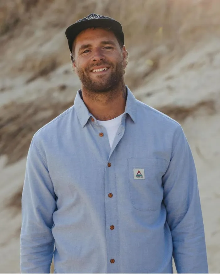 Passenger Clothing Arica Organic Shirt Chambray Men Shirts