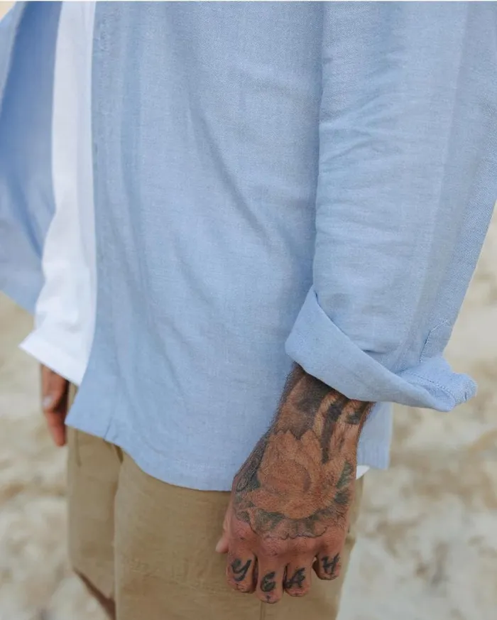Passenger Clothing Arica Organic Shirt Chambray Men Shirts