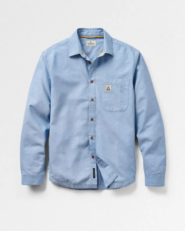 Passenger Clothing Arica Organic Shirt Chambray Men Shirts