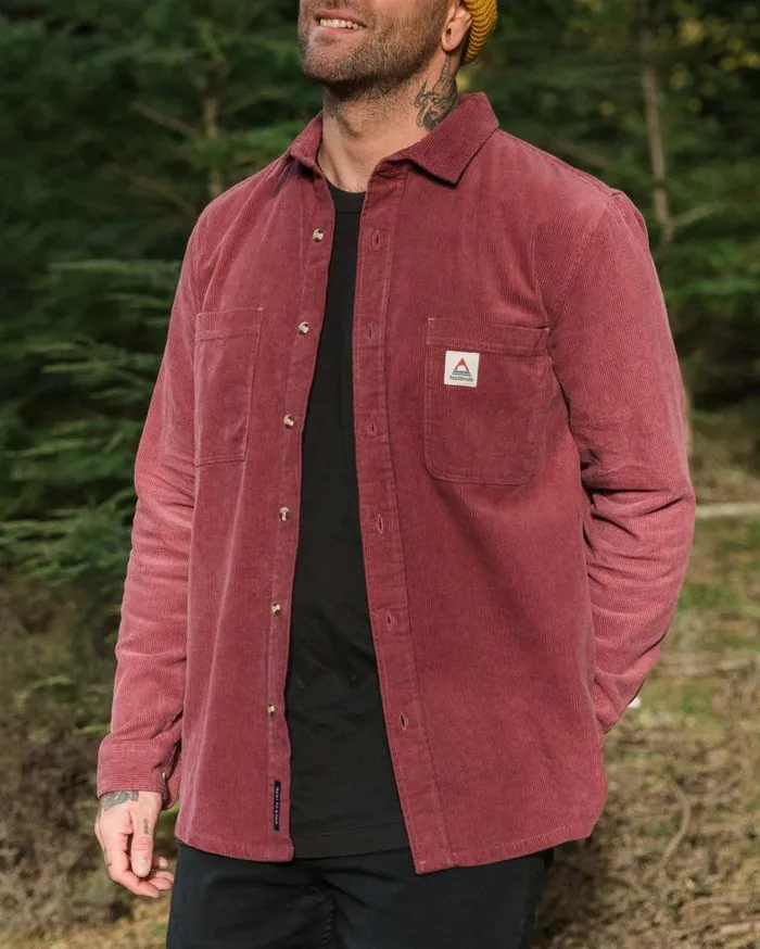 Passenger Clothing Backcountry Cord Shirt Crushed Berry Men Shirts