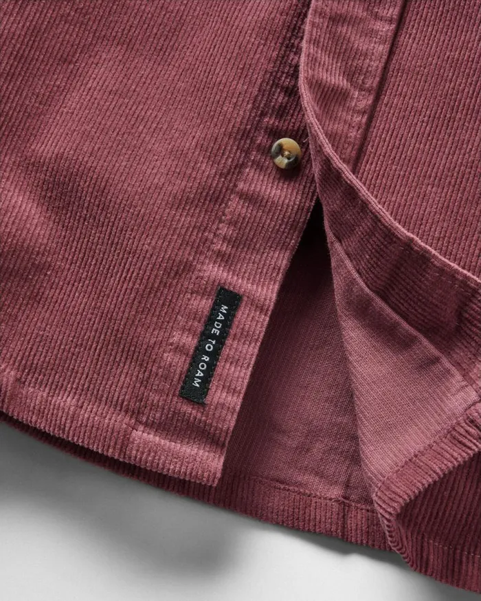 Passenger Clothing Backcountry Cord Shirt Crushed Berry Men Shirts