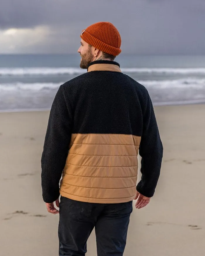 Passenger Clothing Born Explorer Recycled PolarLined Sherpa Fleece Black Men Fleece