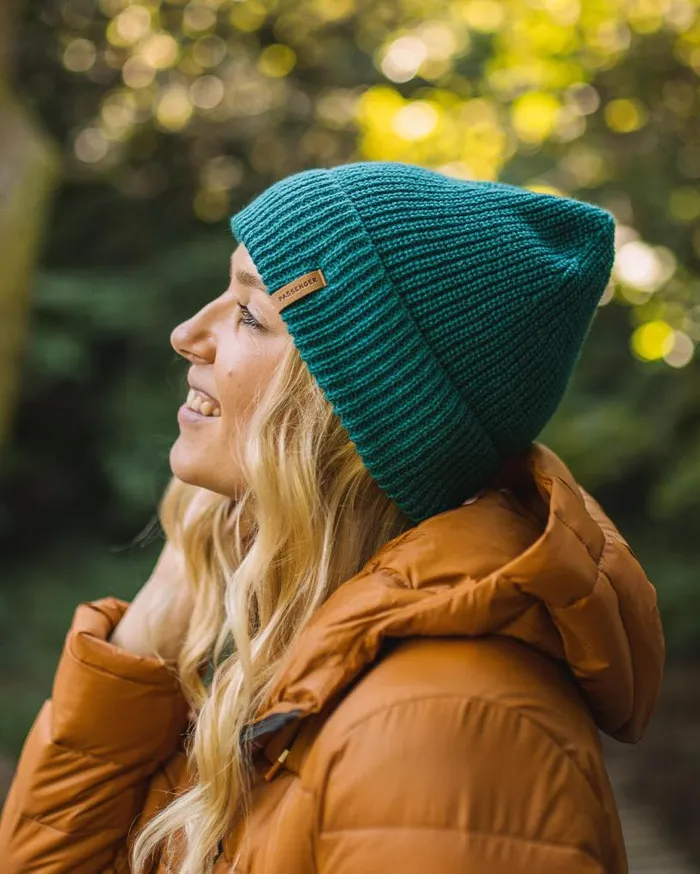 Passenger Clothing Compass Recycled Acrylic Beanie Shaded Spruce WomenMen Beanies