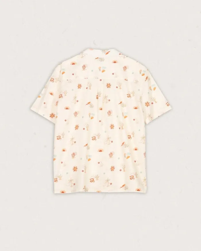 Passenger Clothing Cove Organic Cotton Short Sleeve Shirt Taco Time Birch Men Shirts