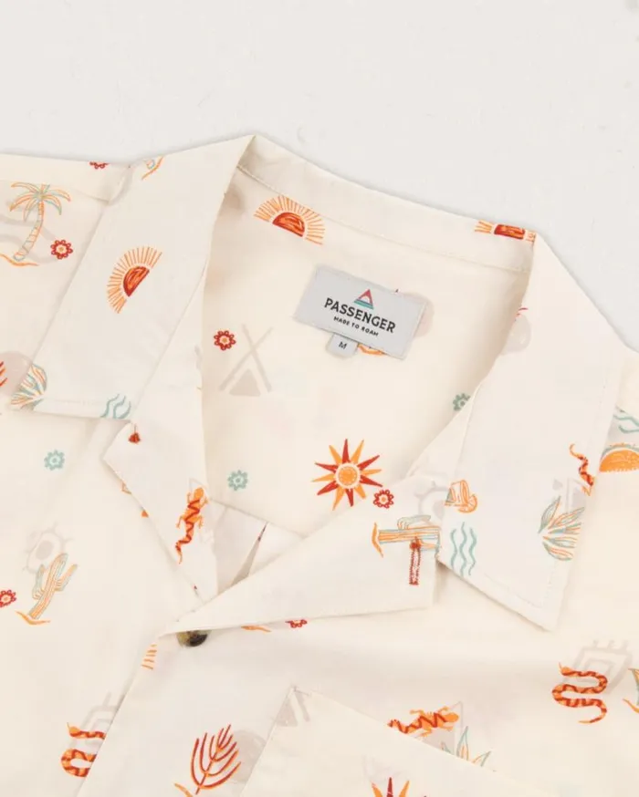 Passenger Clothing Cove Organic Cotton Short Sleeve Shirt Taco Time Birch Men Shirts