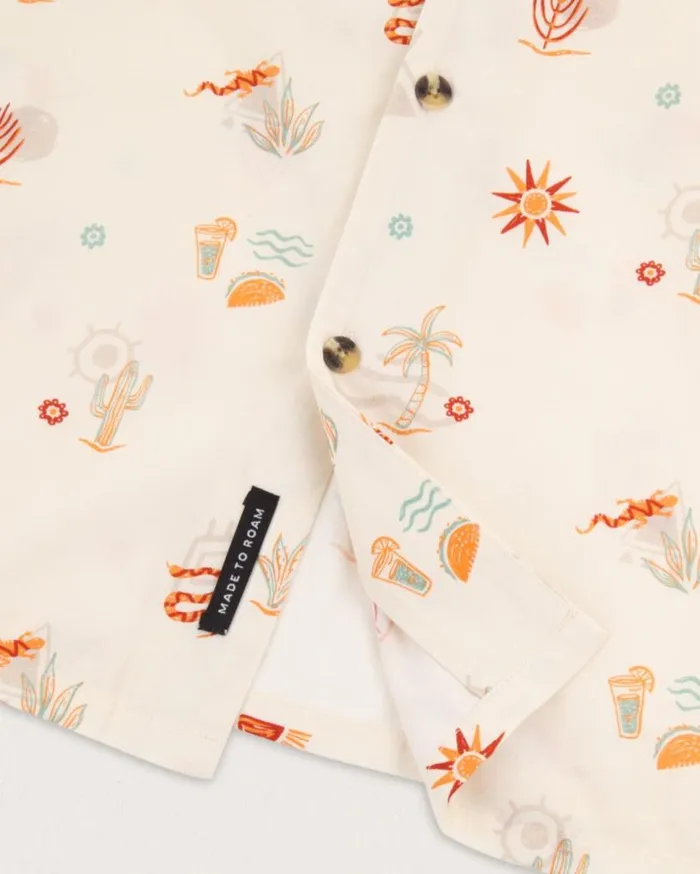 Passenger Clothing Cove Organic Cotton Short Sleeve Shirt Taco Time Birch Men Shirts