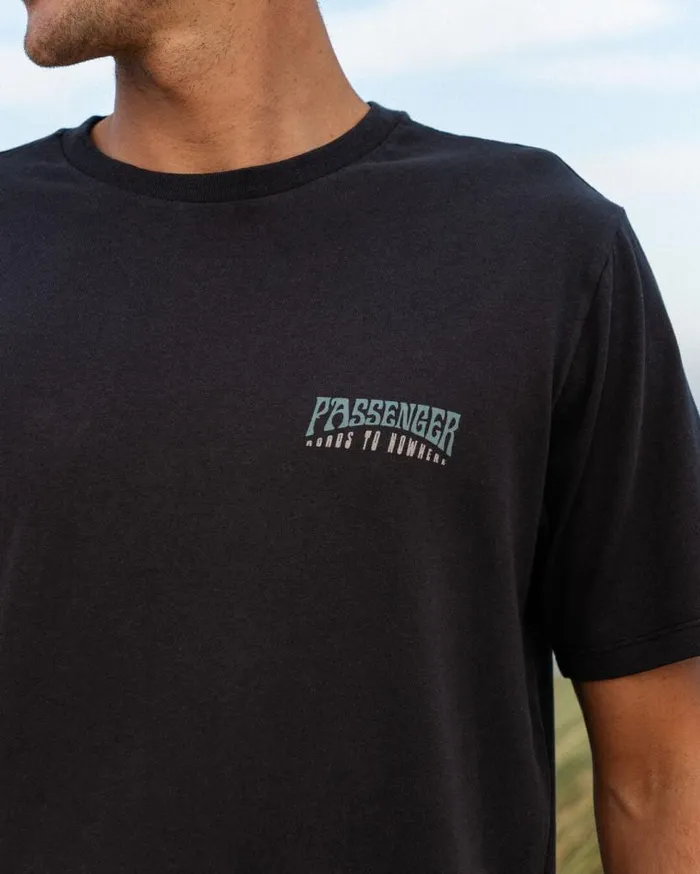 Passenger Clothing Decade Recycled Cotton TShirt Black Men TShirts and Vests