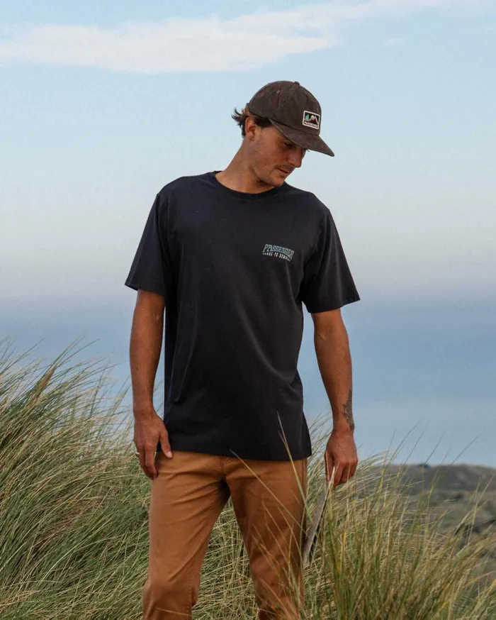 Passenger Clothing Decade Recycled Cotton TShirt Black Men TShirts and Vests