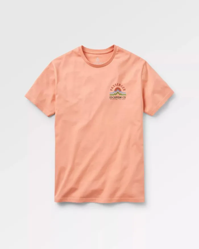 Passenger Clothing Dumont Organic Relaxed Fit TShirt Tawny Peach Men TShirts and Vests