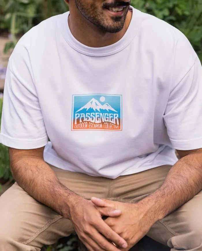 Passenger Clothing Grounded Organic Relaxed Fit TShirt White Men TShirts and Vests