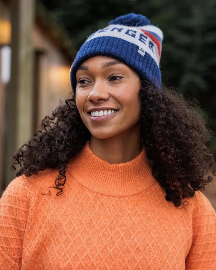 Passenger Clothing Hinterland Recycled Knitted Jumper Apricot Women Knitwear