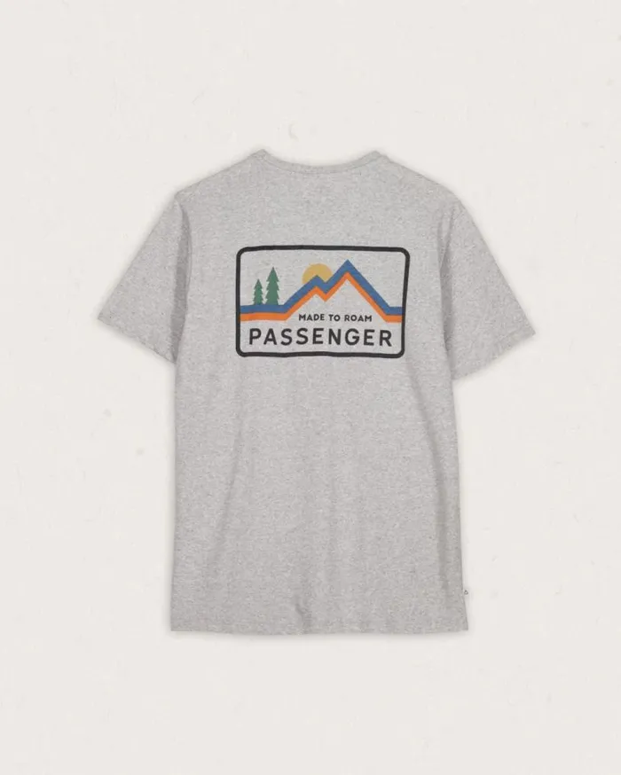 Passenger Clothing Made To Roam Recycled Cotton TShirt Grey Marl Men TShirts and Vests