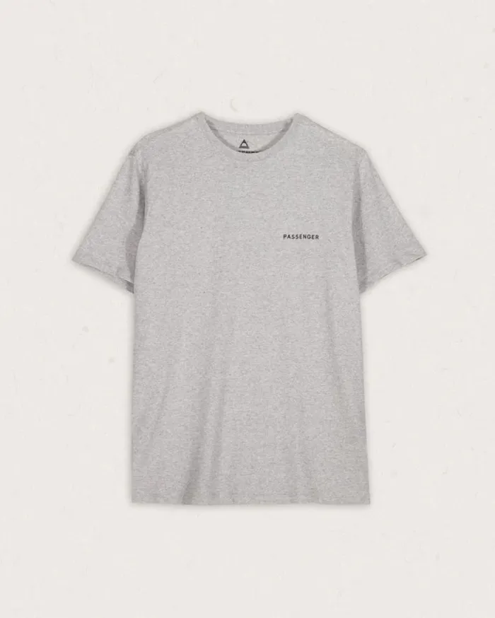 Passenger Clothing Made To Roam Recycled Cotton TShirt Grey Marl Men TShirts and Vests