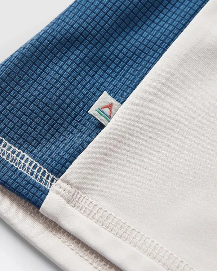 Passenger Clothing Range Recycled Active LS Tshirt Dusty Ochre Vintage White Men Activewear