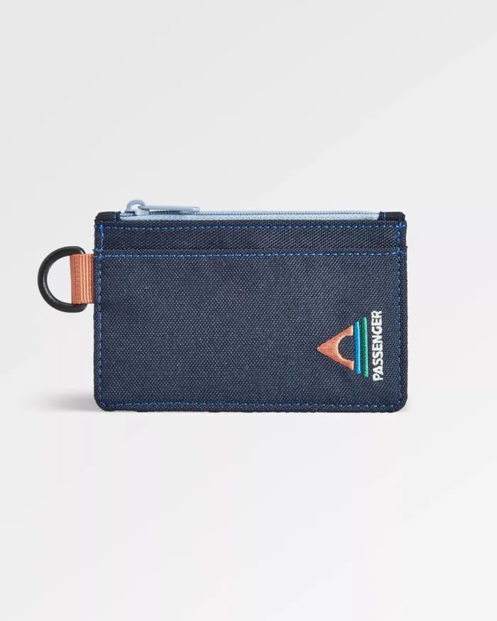 Passenger Clothing Recycled Card Holder Dark Denim WomenMen Backpacks and Bags