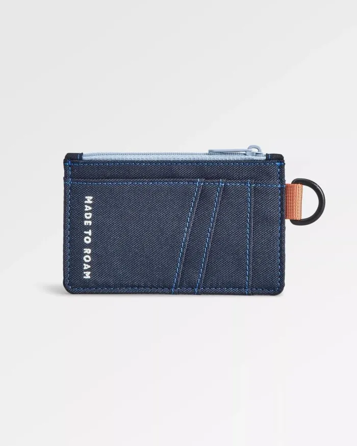 Passenger Clothing Recycled Card Holder Dark Denim WomenMen Backpacks and Bags